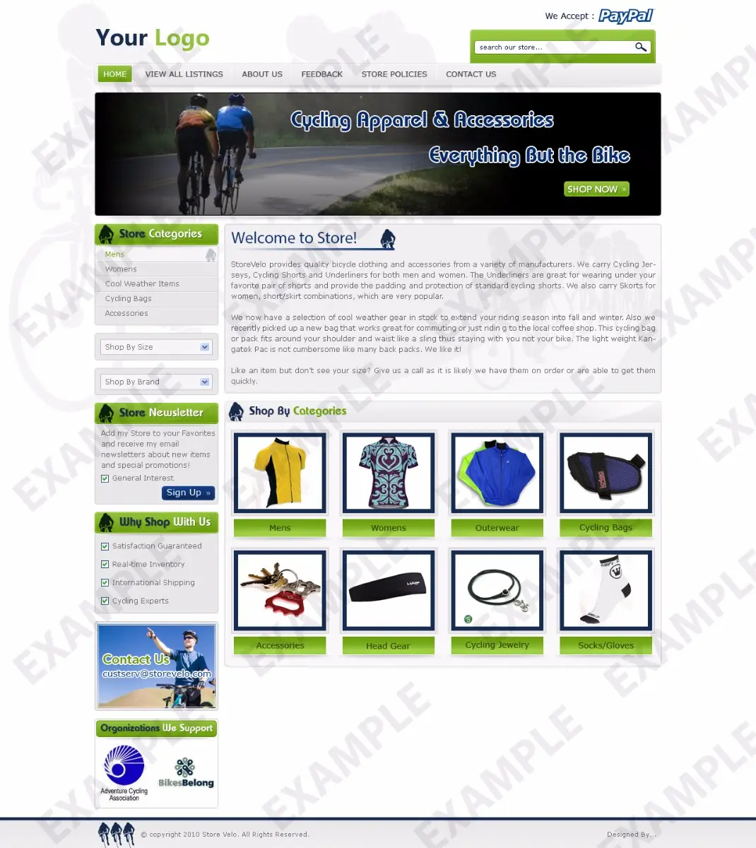 Mynyx store design #1271 — premade eBay design preview