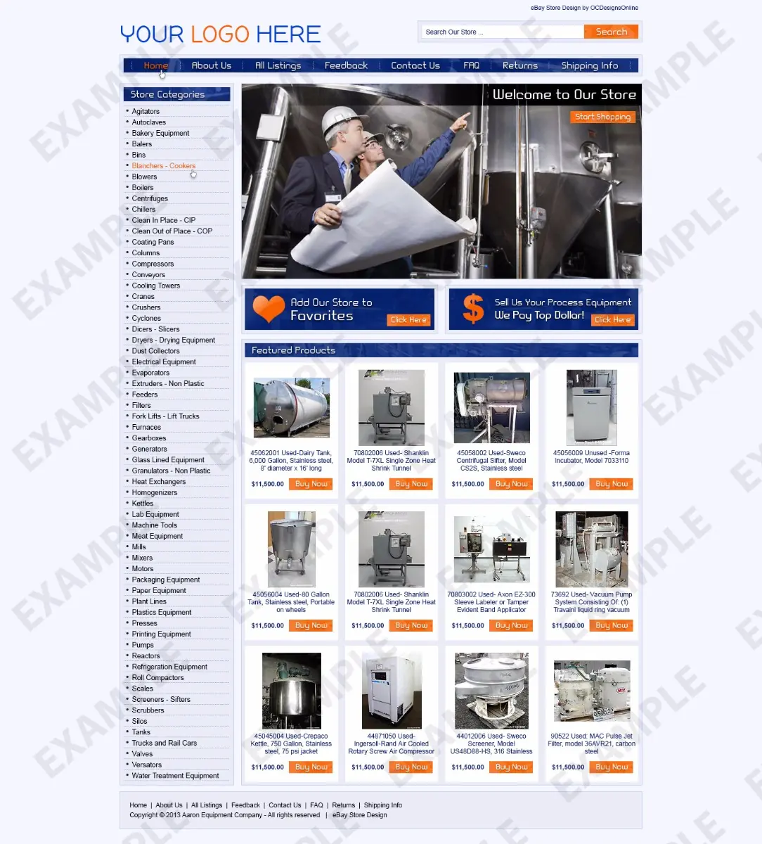 Trunu store design #1262 — premade eBay design preview