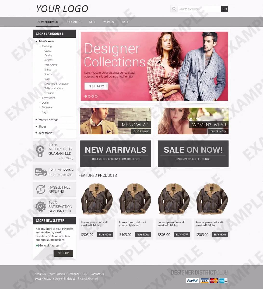 Wikicero store design #1216 — premade eBay design preview