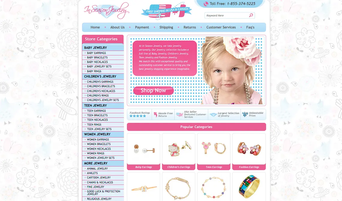 In Season Jewelrys Youthful eBay Design