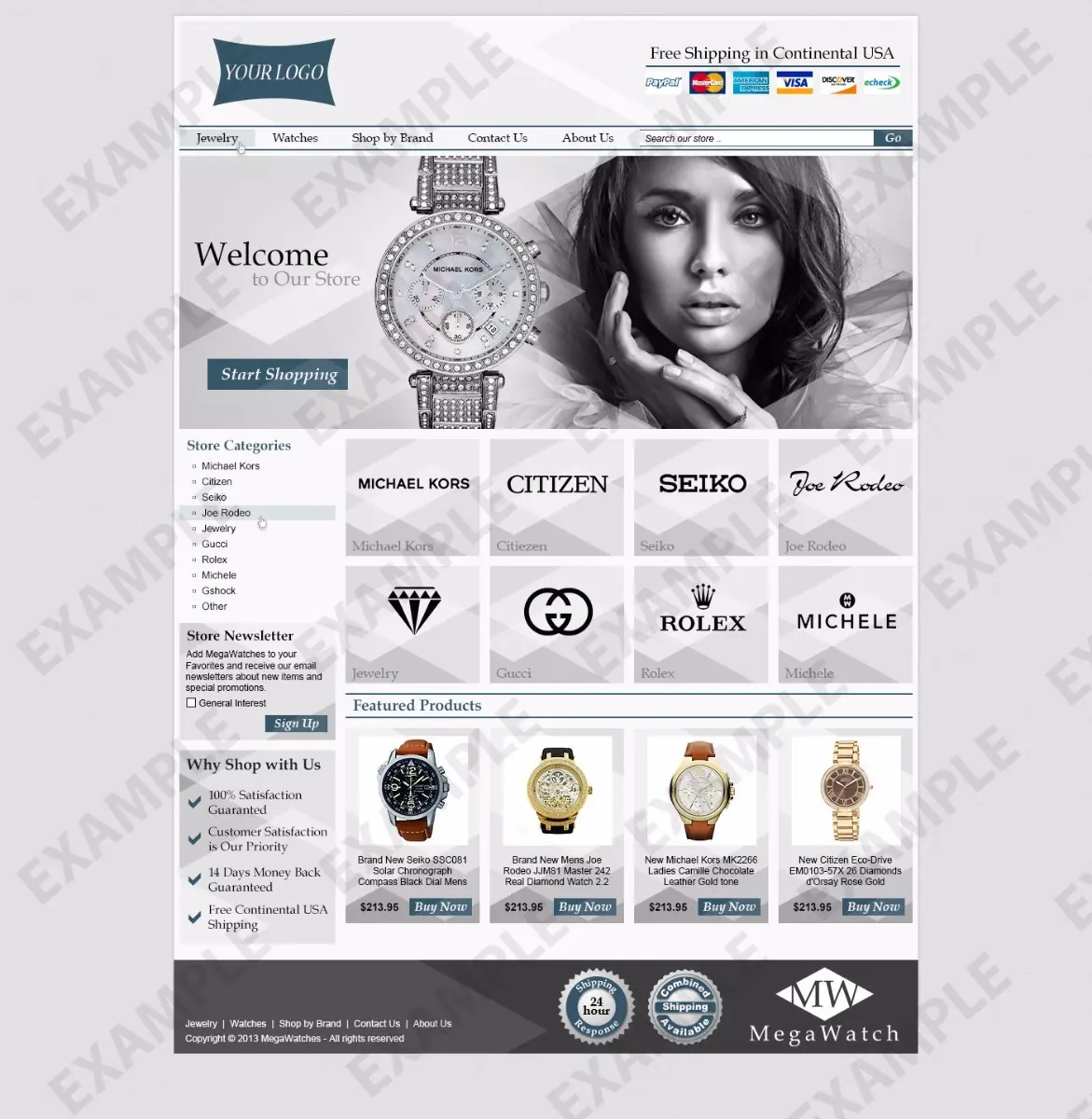 Topbird store design #1226 — premade eBay design preview
