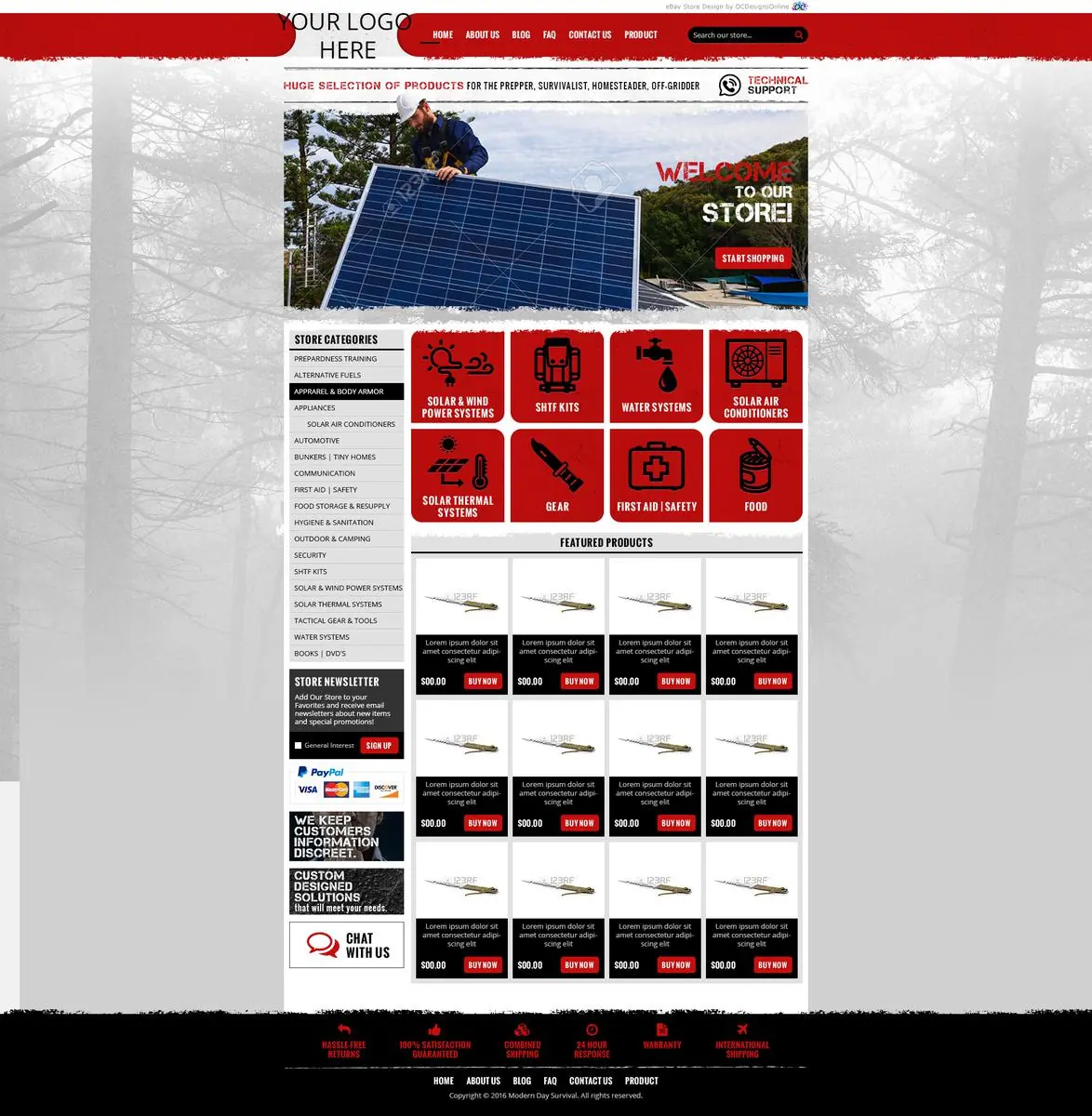 Babblebox store design #17002 — premade eBay design preview