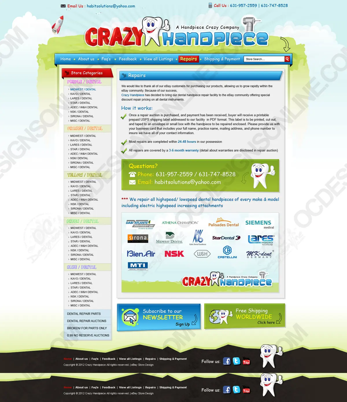 Repair page