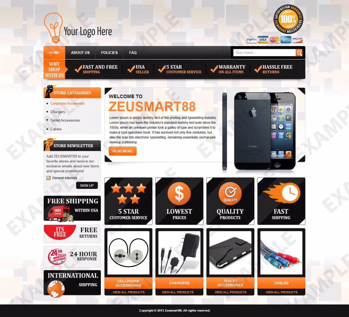Jetpoint store design #1255 — premade eBay design preview