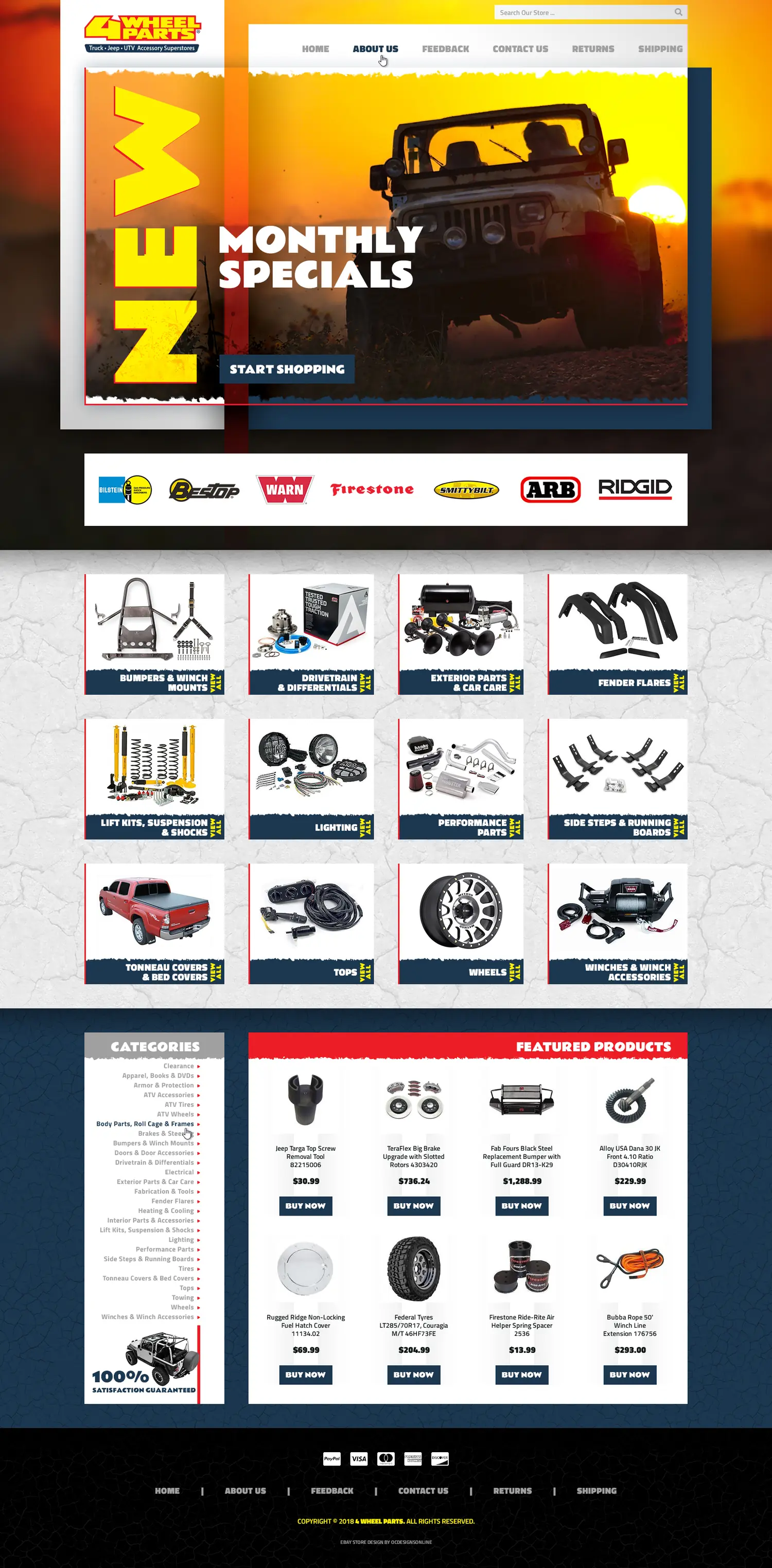 4 Wheel Parts eBay store draft 01