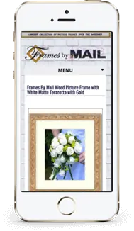 Frames by Mail store on a phone