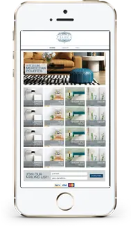 Valuca Custom Facebook Design store on a phone