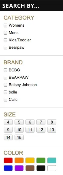 Custom eBay Store Footer