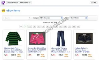 Facebook store design