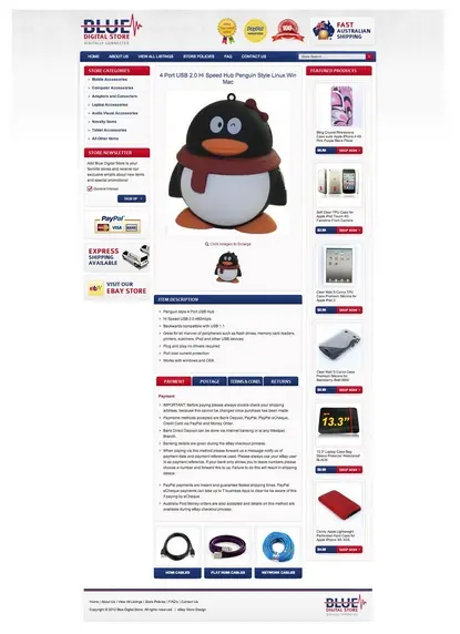 Benefits in eBay Store Designs