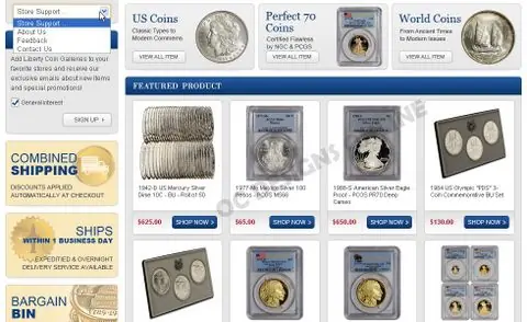 Coin Sellers eBay Store Designs Sell coins on eBay with great eBay store design
