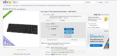 eBay templates optimized for mobile devices