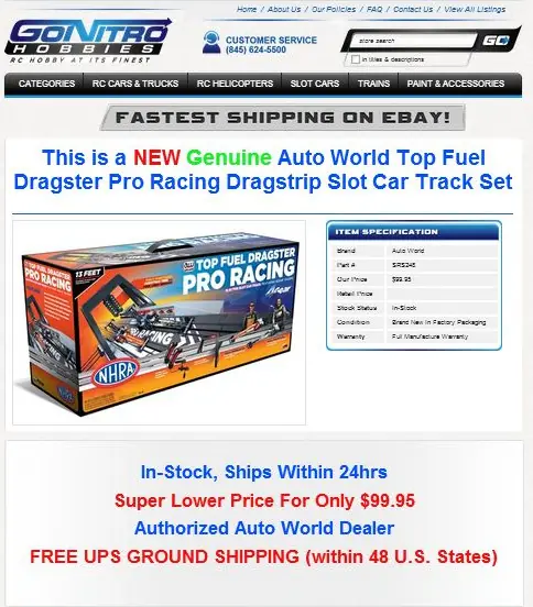 Go Nitro Hobbies eBay Templates