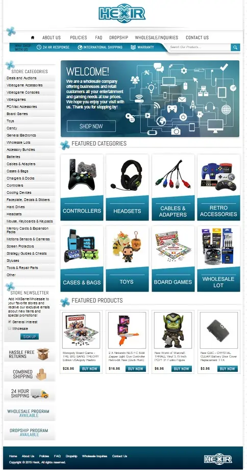 eBay store design