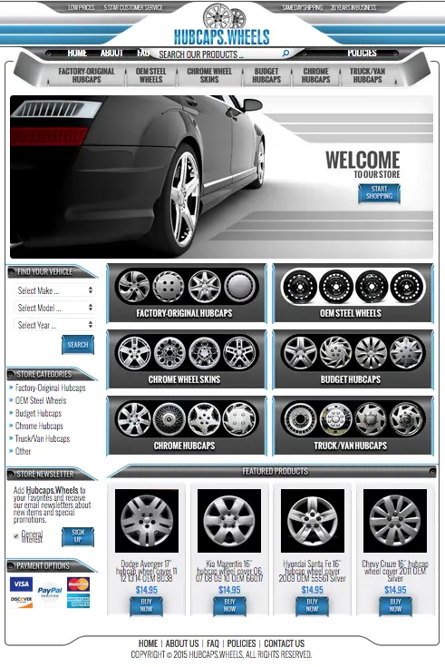 Custom eBay store designs