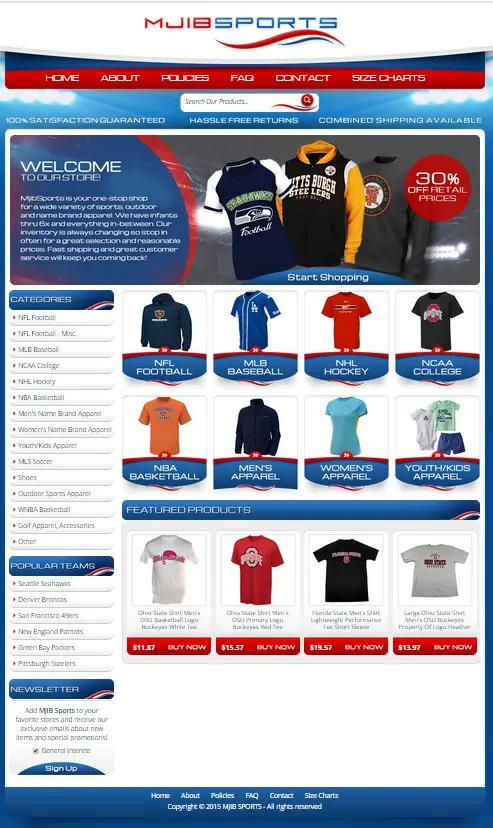 sports eBay store