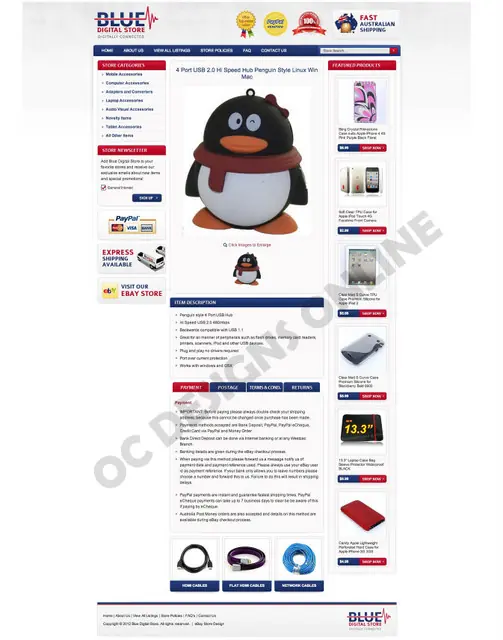 eBay custom listing template design eBay custom listing template design