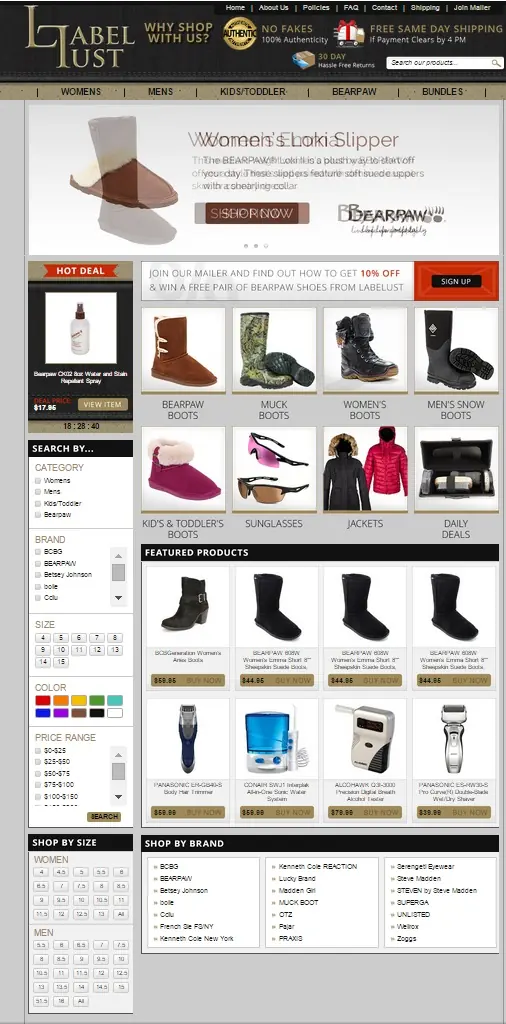 custom eBay store design