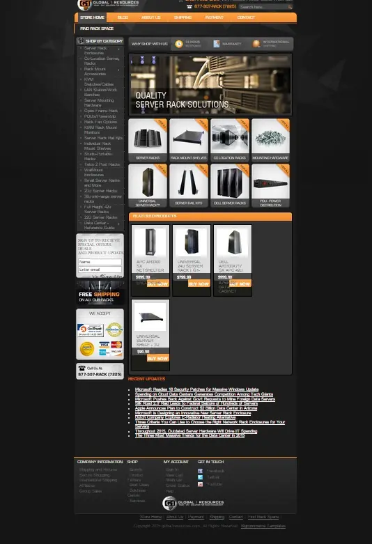 custom ecommerce design package