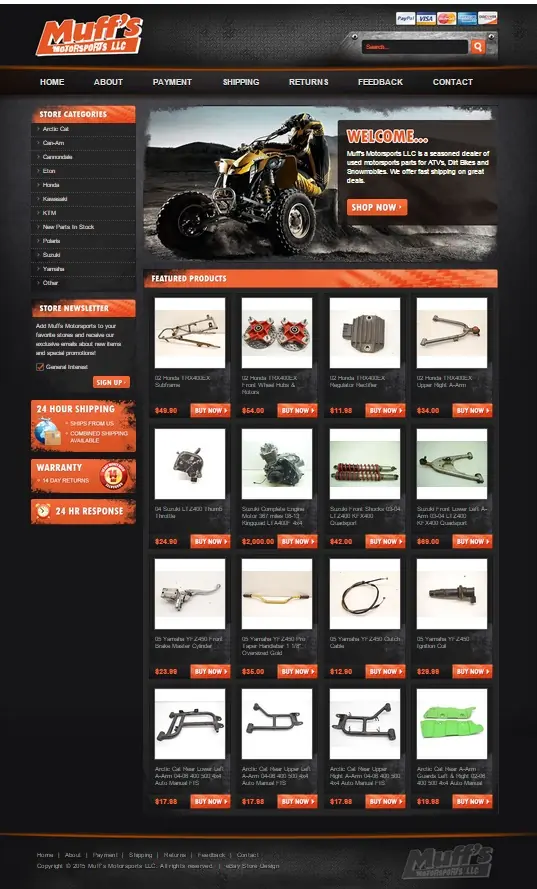 eBay store design