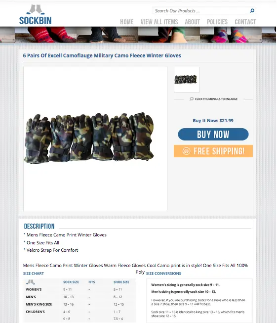 custom ebay listing pages