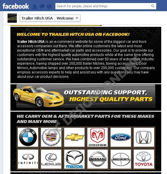 eBay store design with custom Facebook page design eBay store design with custom Facebook page design