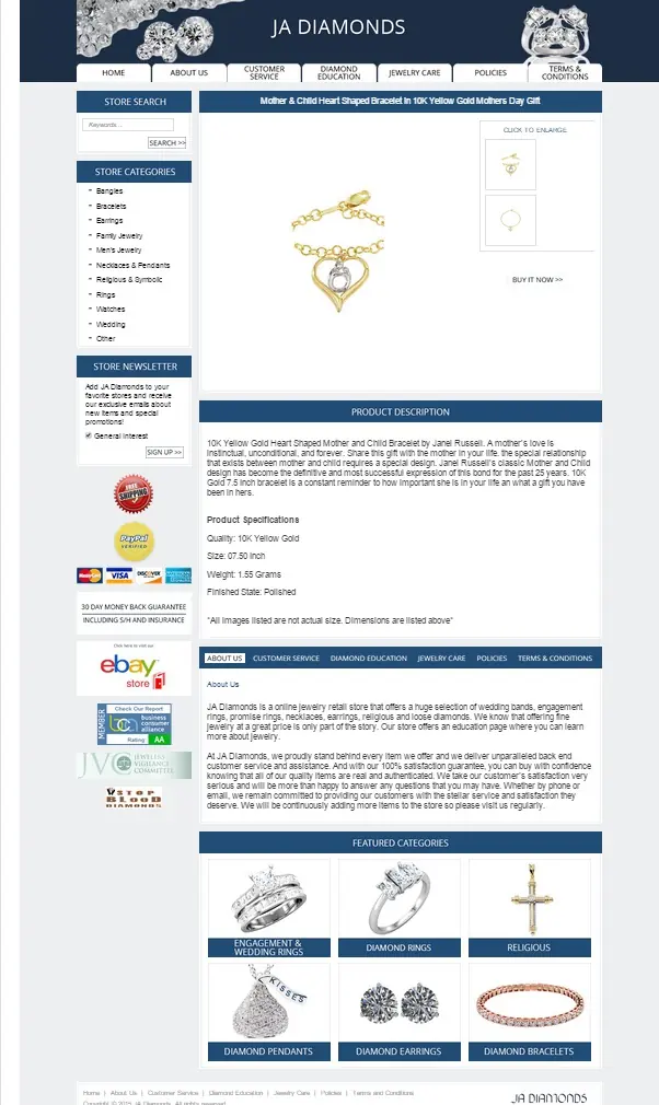 eBay listing template