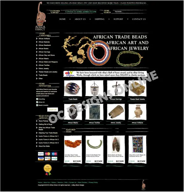 Custom website design for e-commerce retailers