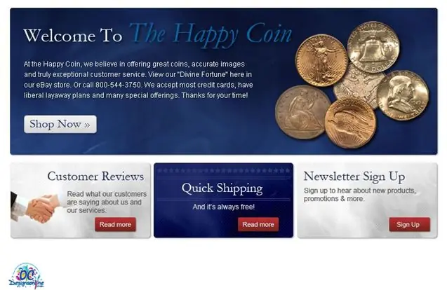 eBay store design for specialty stores