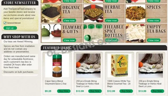 eBay store listing templates