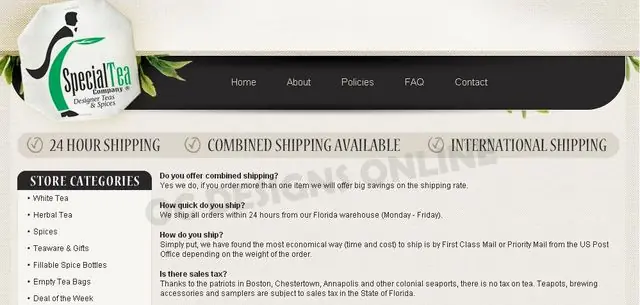 Affordable eBay store design