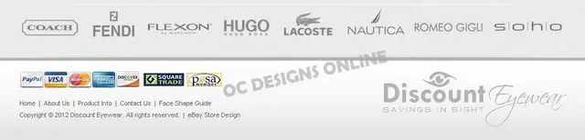 Low cost eBay store design