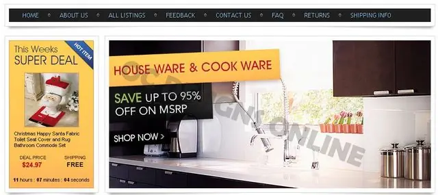 eBay and 3D Cart matching store designs eBay and 3D Cart matching store designs
