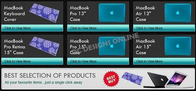 Themes and colors in eBay store design