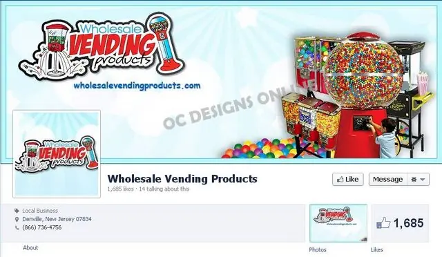 Ecommerce Custom Facebook and Twitter page design