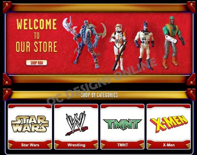 Custom Collectible eBay store designs Custom Collectibles eBay store designs