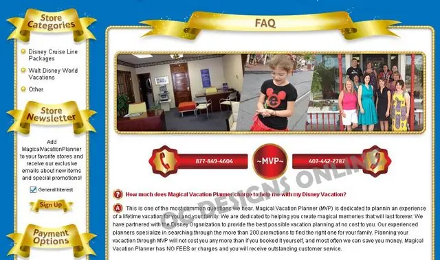 Custom FAQ page for eBay stores