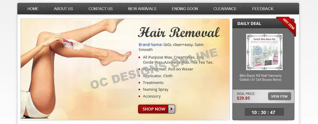 eBay store design and matching listing template design