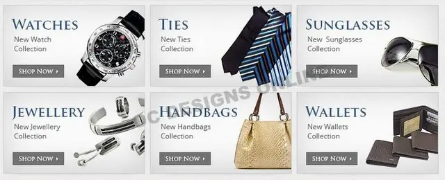 fashion and jewelry eBay store design