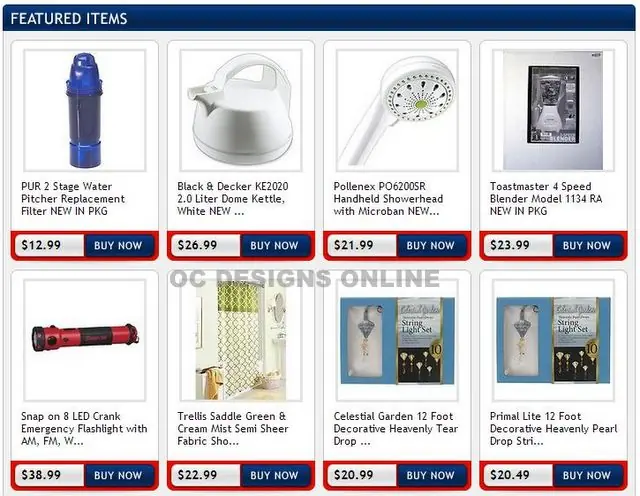 eBay custom listing templates