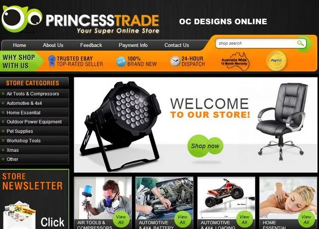 Australian eBay Store Designs