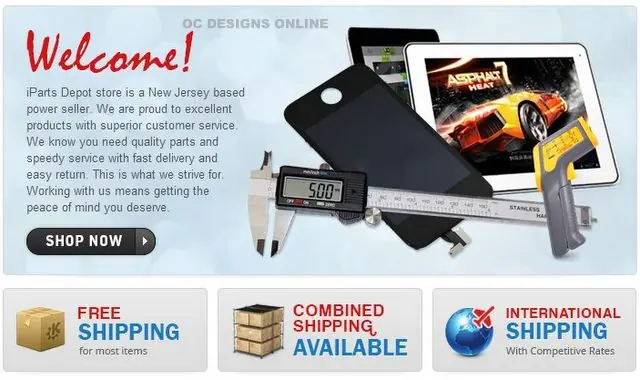 How much does a custom eBay store design cost