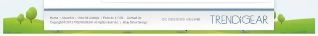 Custom eBay sitemap design