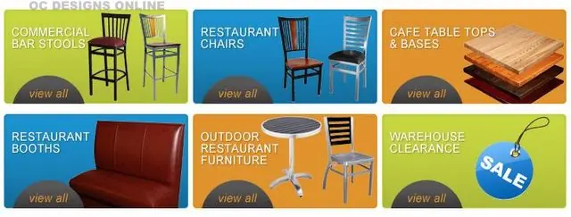 Furniture eBay store design