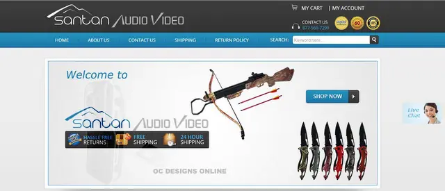 Audio Video Volusion Store Design