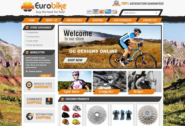 Best bicycle eBay store designs