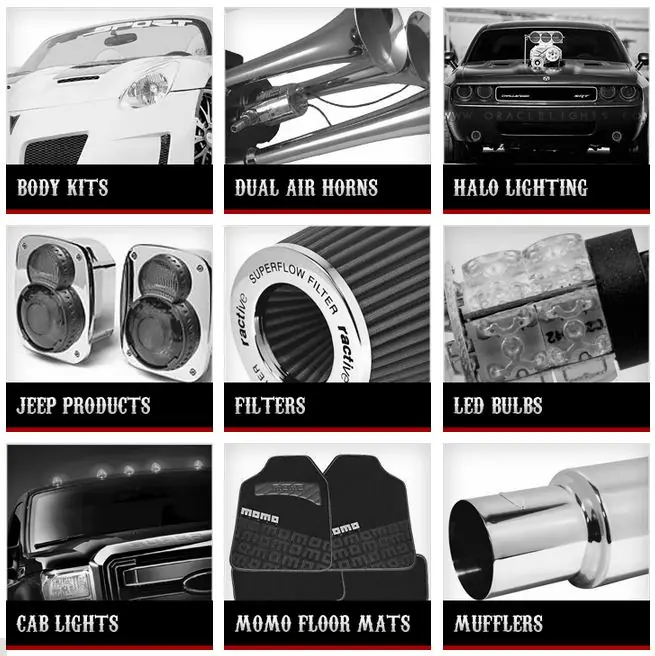 eBay custom category page