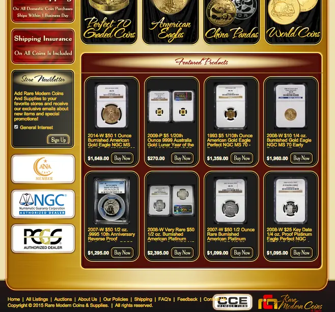 Custom eBay store designs created by OCDesignsonline
