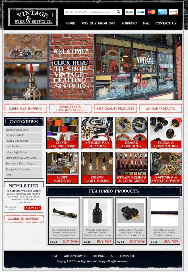 Custom eBay Store