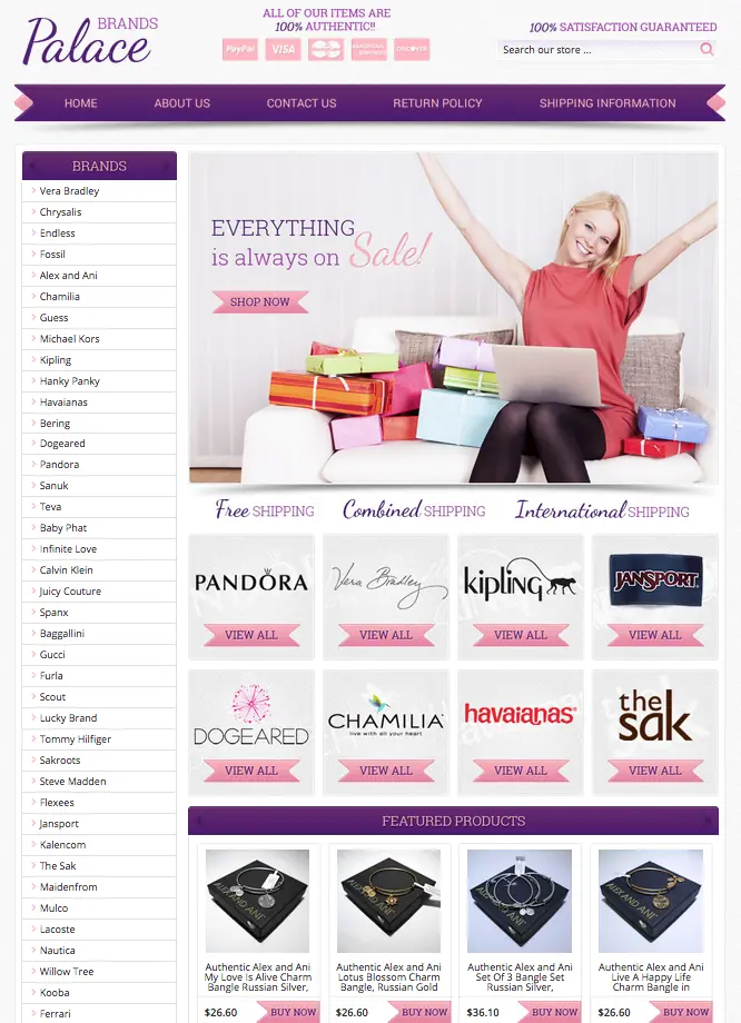 eBay store designs